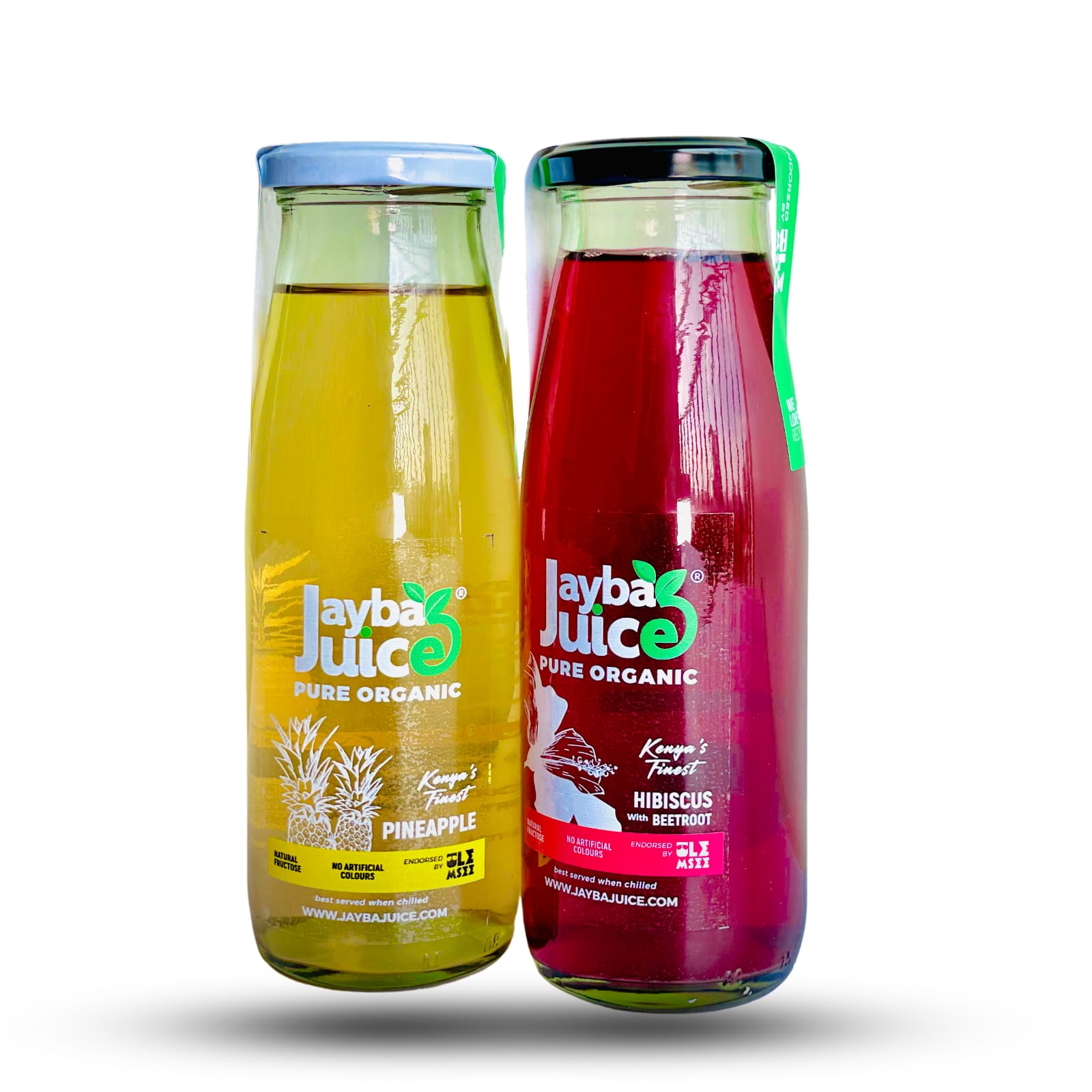 Jayba Juice bottles