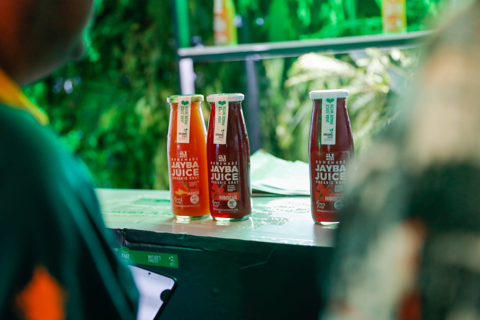 Mango & Hibiscus glass line-up